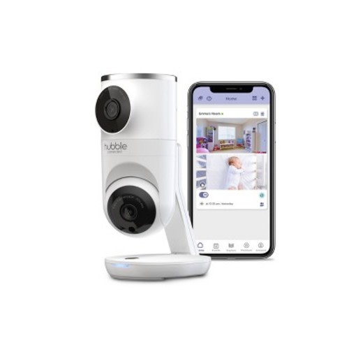 Hubble Connected Dual Vision Cam: Wi-Fi Enabled, Smartphone App Controlled, 2-Way Talk, Video Recording