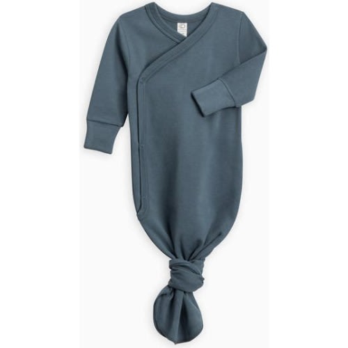 Organic Indy Wrap Gown, 0-3M