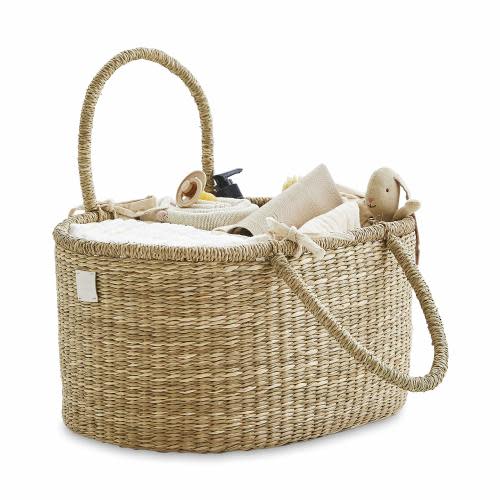 Signature Diaper Caddy Basket, Color Vegan