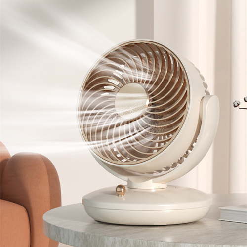 Fan for Bedroom, 7 Inches, Quiet Table Air Circulator Fans for Whole Room, 120° Oscillation, 3 Speeds, 140° Adjustable Tilt, Desktop Fan for Home, Office, Kitchen