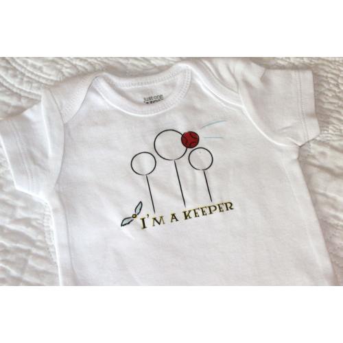 I'm a Keeper Baby Bodysuit (sizes newborn to 24 months)