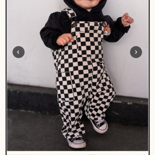 Classic Checker Overalls