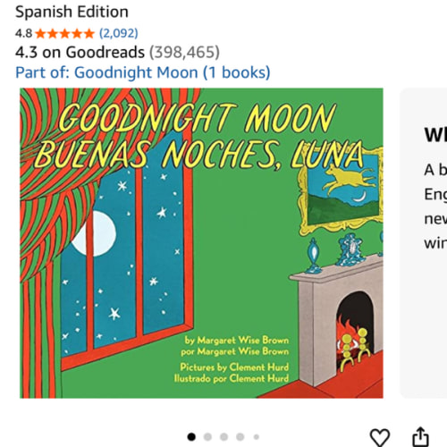 Goodnight Moon/Buenas noches, Luna: A Beloved Bedtime Classic Featuring a Bunny Saying Goodnight (Spanish Edition)