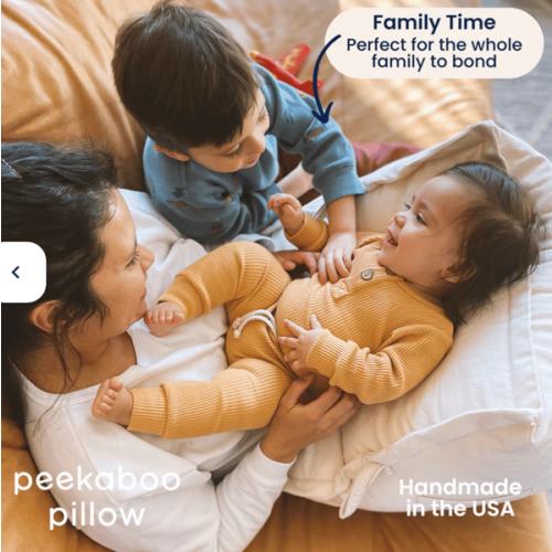 Peekaboo Pillow™ Official Site - Organic Infant Lap Pillow