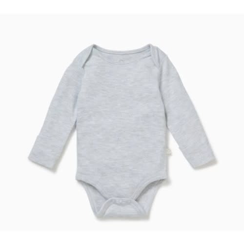 Long Sleeve Bodysuit Gray / 3-6 M
