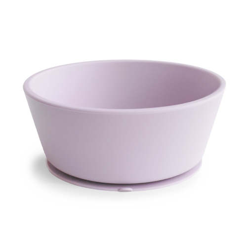 Mushie Baby Silicone Suction Bowl - Soft Lilac