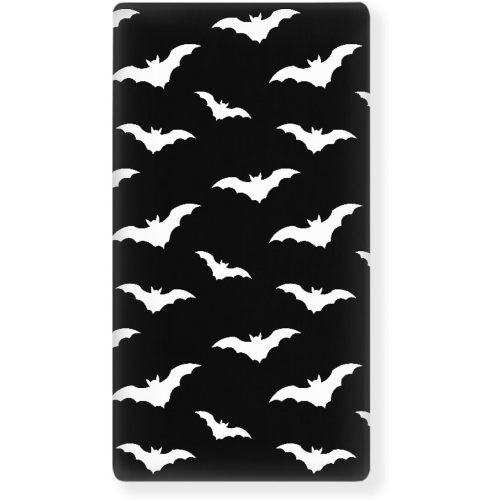 Black Bat Fitted Crib Sheet Bats Baby Crib Sheet Fit Standard Crib and Toddler Mattress,Crib Mattress Sheets for Boys Girls 28"x52"