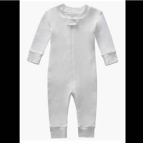 Owlivia Organic Cotton Baby Boy Girl Zip up Sleep 'N Play Pjs, Footless, Long Sleeve