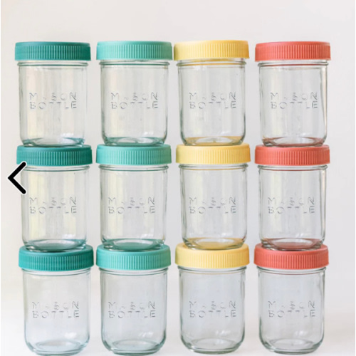 Breastmilk Storage Jar Set – Mason Bottle