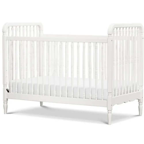 Liberty 3-in-1 Convertible Spindle Crib - Warm White