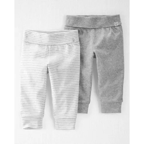 Baby Organic Cotton Grow-With-Me Joggers