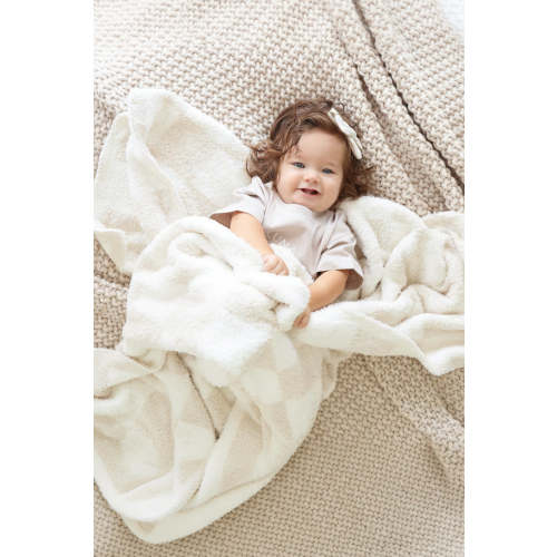 CuddleLane™ Luxe Blankets | Toffee Check