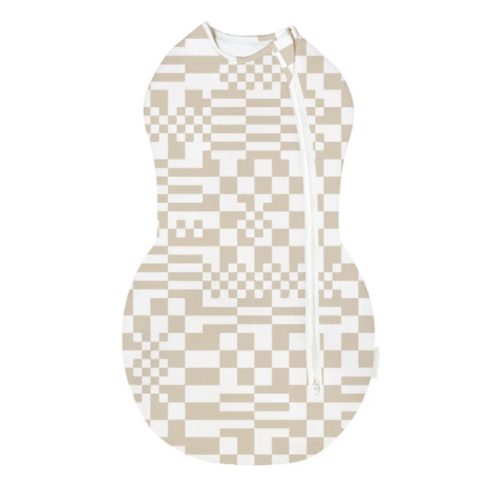 Sleepea® Comforter Swaddle - Color: Dusen Dusen Beige Check, Small