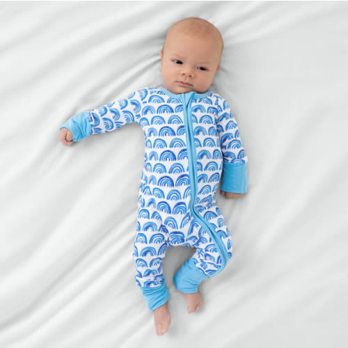 Blue Rainbows Zippy - Little Sleepies