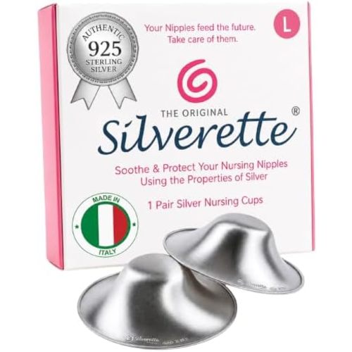 Silverette Nursing Cups, Postpartum Essentials, The Real Silverette, Large