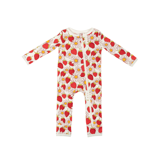 Zippered Romper (Berry Bliss) – Snuggle & Slumber