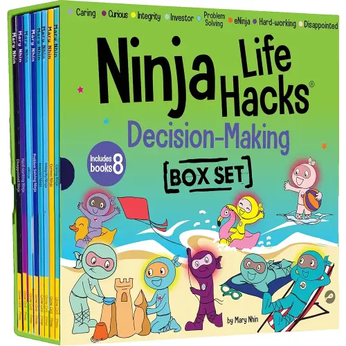 Ninja Life Hacks Decision Making Box Set (Books 57-64: Hard-working Ninja, Disappointed Ninja, Integrity Ninja, Investor Ninja, Problem Solving Ninja, eNinja, Caring Ninja, Curious Ninja)