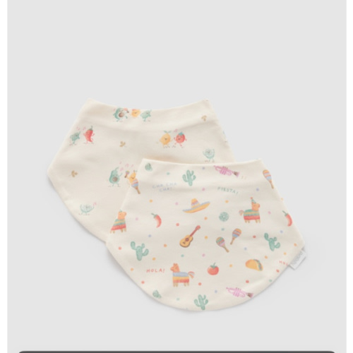 2 Pack Dribble Bib -Babies