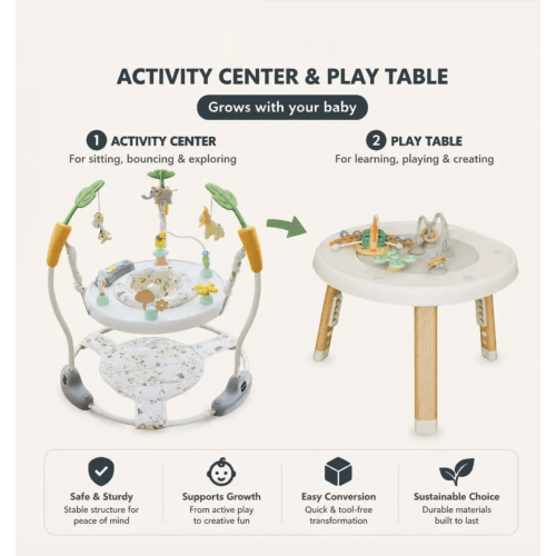Cuddobaby 4 in 1 activity center