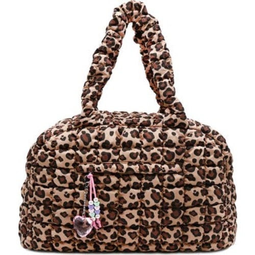 Kids' Leopard Print Scrunch Medium Duffle Bag
