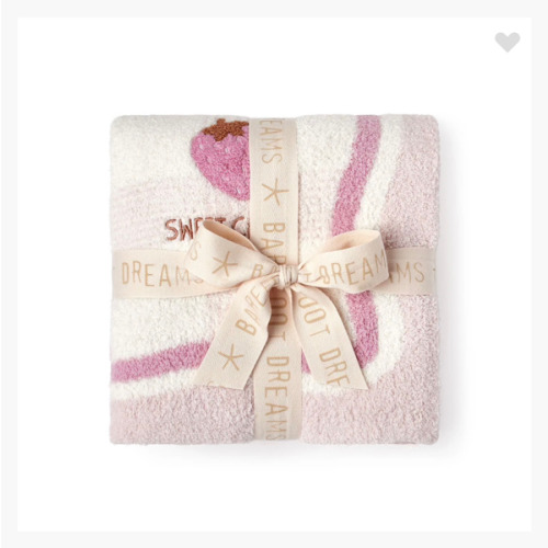 Barefoot Dreams® CozyChic® Strawberry Stroller Blanket at Von Maur