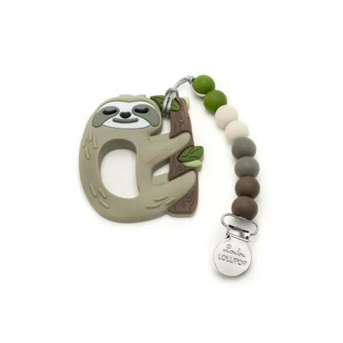 Loulou Lollipop - Silicone Teether Set, Sloth