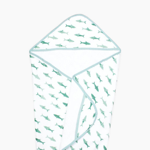 Copper Pearl Muslin Hooded Towel - Pacific
