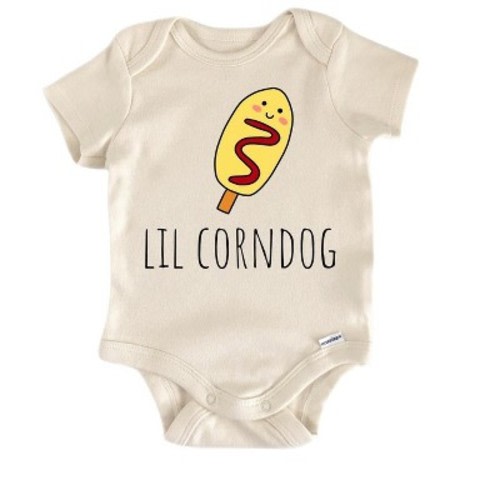 Corndog Carnival - Baby Boy Girl Clothes Infant Onesie® Funny Cute Newborn GS1 BBY Multicolor 0-3M