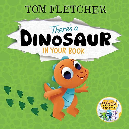There's a Dinosaur in Your Book (Who's In Your Book?) Hardcover – Picture Book, August 5, 2025