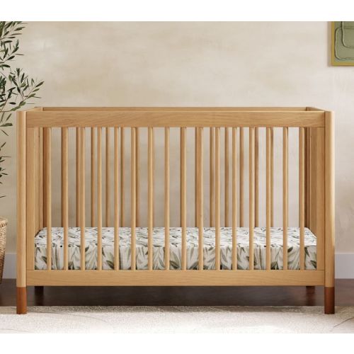 Babyletto 4-in-1 Gelato Convertible Crib; color honey/tan