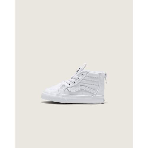 Vans | Toddler Sk8-Hi Zip True White/True White Shoes