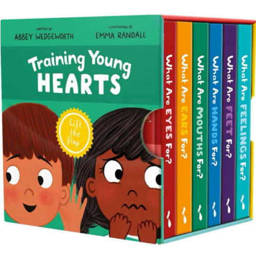 Training Young Hearts Board Books Boxed Set: 6 Lift-the-Flap Board Books & Guide for Grown-Ups (Christian Books for Babies, Toddlers, Preschoolers & ... For? Mouths, Feet, Ears, Eyes, Feelings)