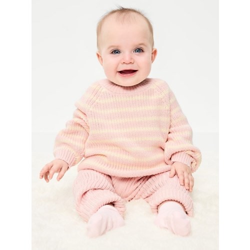 Cozy Ribbed Sweater and Leggings Set for Baby