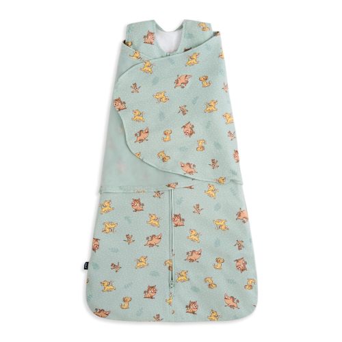 Amazon.com: HALO 100% Cotton Sleepsack Swaddle, 3-Way Adjustable Wearable Blanket, Newborn, TOG 1.5, Lion King Friends
