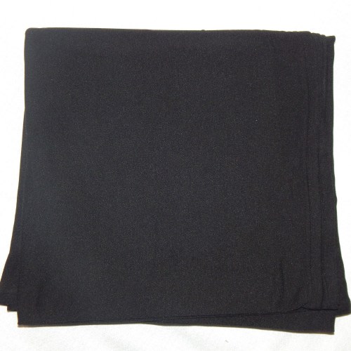 Cozy Snuggle Bug Blanket | 45X45 Solid Black Baby Swaddle | Soft Stretchy Blanket