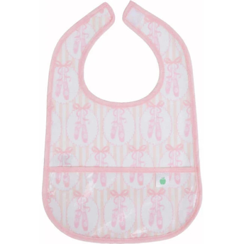 The Wipe It Bib, Ballet - Apple of My Isla Bibs | Maisonette