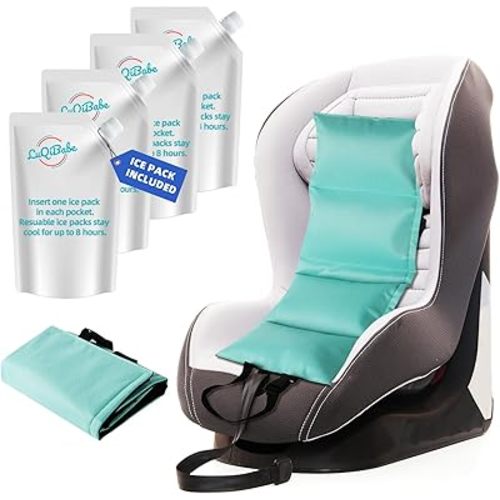 Stroller Cooling Pad with Ice Pack for Baby Booster Car Seat Cooling Pads Stroller Summer Accessories Strollers Cooler Pad for Kids Toddler Summer Carseat Cooler Liner
