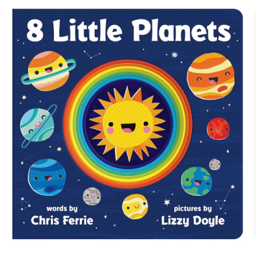 8 Little Planets: A Solar System Book for Kids with Unique Planet Cutouts