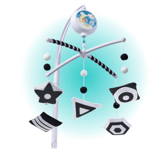 EVERLOVE Montessori Mobile Baby for Crib (TINITIGIES) - Black and White Mobile Give Visual Stimulation to Engage Your Newborn - Baby Crib Mobile for Boys & Girls - Baby Mobile for Crib