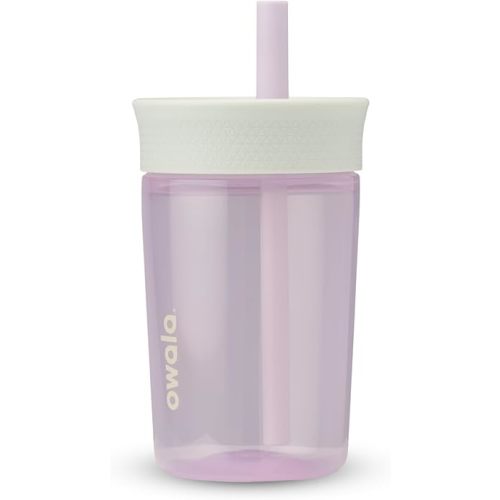 Amazon.com: Owala Kids BPA-Free Plastic Tumbler with Spill Resistant Flexible Straw, Easy to Clean, Kids Water Bottle, Great for Travel, Dishwasher Safe, 15 Oz, Black and Gray (Skate Park) : Home & Kitchen