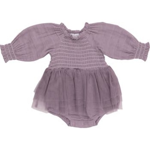 Angel Dear Dusty Blue Mesh Skirted Bodysuit | Nordstromrack