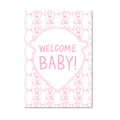 Baby Milestone Cards: Pink + Green Set