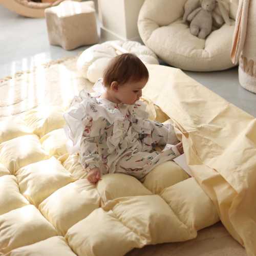 Sitting Play Mat Thick Play Rug Kids Floor Mat Soft Play Baby Nest Playroom Toys Sitting Play Mat Birthday Gift for Kids Child Seating  Area