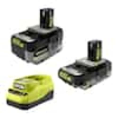 RYOBI ONE+ 18V Lithium-Ion Starter Kit with (1) 2.0 Ah Battery, (1) 4.0 Ah Battery, and Charger PSK1212SB