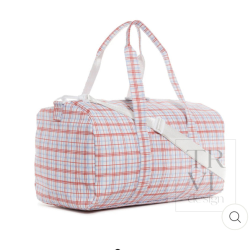 Weekender - Classic Plaid Red Duffel Bag