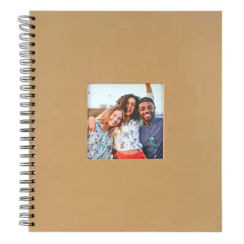 13" x 11.25" Spiral Bound Scrapbook Album by Recollections™, Color: Kraft | Michaels