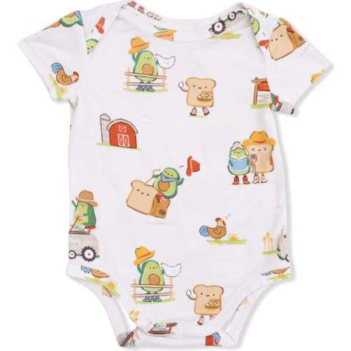 Avocado Toast, American Gothic, Short Sleeve Bodysuit - Angel Dear | Maisonette