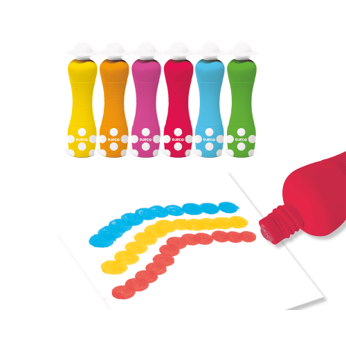 Chunky Foam Markers for Little Hands - Set of 6