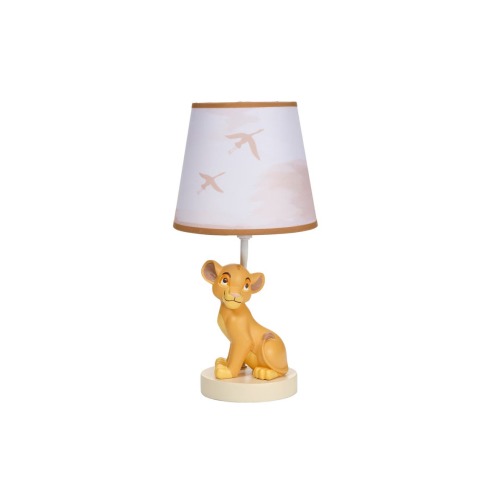 Disney Baby Lion King Safari Custom Hand-Painted Lamp with Shade