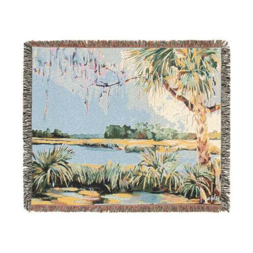 Marshscape Woven Blanket